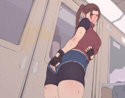 artist_request claire_redfield hotpants molestation resident_evil shorts tagme