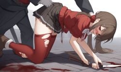 ai_generated danganronpa danganronpa_v3 harukawa_maki rape