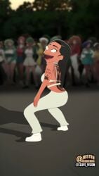 9:16 animated ass belly belly_piercing big_ass big_butt black_eyes black_hair bouncing_ass chains crowd dance dancer dark-skinned_female dark_skin female female_only glorilla jiggle jiggling_ass justin_richburg long_hair megan_thee_stallion meme multiple_girls music piercing piercings short_shorts shorter_than_30_seconds shorts smile smiling sound tagme tattoo tattoos thick thick_ass thick_hips thick_thighs thighs tongue tongue_out twerk twerking vertical_video video watching