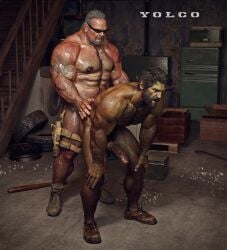 bara bara_ass bara_tiddies bara_tits gay gay_anal gay_sex joel_miller large_rattler_(tlou) light-skinned_male light_skin male male/male male_only male_penetrated male_penetrating_male naughty_dog sony_interactive_entertainment the_last_of_us the_last_of_us_2 yaoi yolco