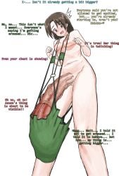 1futa alternate_version_available embarrassed embarrassed_futa erection futanari getting_erect huge_cock hyper hyper_penis penis_longer_than_knee ppopopere short_hair solo_futa tagme text