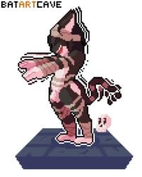 animated anthro batartcave black_fur domestic_cat felid feline felis full-length_portrait fur furry furry_only gif glans loop male male_only mammal mummy penis pink_glans pixel_art portrait red_eyes short_playtime side_view solo tail transparent_background undead white_outline white_penis wraps