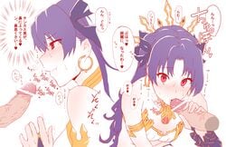 fate/grand_order fate_(series) female ishtar_(fate) kagto_(alterna) oral penis veiny_penis