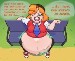 becca_(rose-vore) big_belly hungry oc rose-vore vore