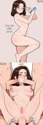 1female 1girls 3boys afrobull_(style) ai ai_assisted ai_generated anal anal_sex blue_eyes blush blushing_female breasts brown_hair comic comic_page comic_strip cum cum_in_ass cum_in_mouth cum_inside edit edited feet feet_up female heart heart-shaped_pupils human light-skinned_female light-skinned_male light_skin medium_ass medium_breasts nail nail_polish nailpolish nails oral oral_sex peace_sign phone pussy samsung samsung_sam short_hair socially_done_(artist) tagme text v-sign v_sign