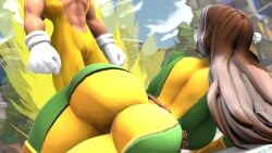 anthro_on_female anthro_on_human ass big_ass bluewyvern dat_ass dominated interspecies interspecies_domination on_the_ground rogue_(x-men) rogue_dat_ass_(meme) sonic_(series) sonic_the_hedgehog sonic_the_hedgehog_(series) super_sonic