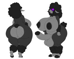 1futa anthro ashie_the_nerd_sheep_mom ass big_breasts big_butt big_penis bovid breasts caprine dickgirl eyewear futanari glasses huge_breasts huge_butt huge_cock humanoid_penis hyper intersex mammal nightmare-arts nude penis sheep solo wool