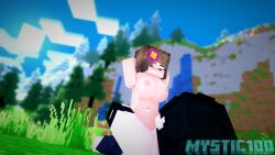 1boy 1girls jenny_belle_(slipperyt) minecraft tagme