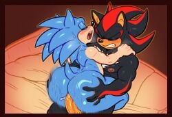 2boys 2d abs anthro anthro_on_anthro ass ass_grab big_ass black_fur blue_fur fat_ass furry furry_male furry_only gay gay_sex hedgehog huge_ass male/male moaning muscular_male penis sega sex shadow_the_hedgehog sonic_(series) sonic_the_hedgehog sonic_the_hedgehog_(series) source_request tail testicles tongue yaoi