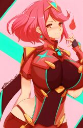 big_breasts jellcaps pyra pyra_(xenoblade) seductive_look xenoblade_chronicles_2