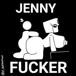 jenny_belle_(slipperyt) meme minecraft pictogram tagme