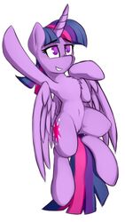 2019 absurd_res alicorn anon_1515 blush cutie_mark equid eyebrows eyelashes feathers female feral friendship_is_magic hair hi_res horn mammal multicolored_hair my_little_pony princess_twilight_sparkle_(mlp) pussy simple_background solo twilight_sparkle_(mlp) white_background wings