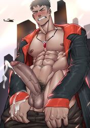 dante dante_(dmc:_devil_may_cry) devil_may_cry dmc_devil_may_cry gay male male_only muscles solo suyohara