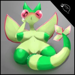 1:1 1girls 2019 anthro anthrofied artesjsc big_ass big_breasts big_eyes big_tail black_border breasts chubby claws dragon eyelashes female female_only flygon green_nipples green_skin half-closed_eyes huge_breasts large_areolae long_tail nintendo nipples nude one_eye_closed pokémon_(species) pokemon pokemon_(species) pokemon_rse pussy pussy_juice scalie simple_background solo source_request tail thick_thighs video_games watermark wide_hips wings