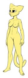 absurd_res anthro bethesda_softworks breasts felid female fur hi_res katia_managan khajiit mammal prequel smile solo standing the_elder_scrolls video_games webcomic