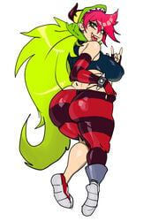 1girls alternate_breast_size ass ass_focus asymmetrical_clothes bedroom_eyes big_ass big_breasts bracelet breasts bubble_ass bubble_butt cartoon_network dat_ass demencia_(villainous) devil_horns elbow_gloves female female_focus footwear gigantic_ass green_hair hand_in_pants hood huge_ass huge_breasts inviting_to_sex long_hair looking_at_viewer looking_back maniacpaint multicolored_hair nipple_bulge open_mouth pink_hair presenting presenting_hindquarters red_hair ripped_clothing seductive seductive_eyes seductive_look seductive_smile side_boob sideboob solo solo_female spiked_bracelet stockings thick_ass thick_thighs thong tongue tongue_out undressing very_long_hair villainous visible_underwear wide_hips yellow_eyes yellow_hair zipper