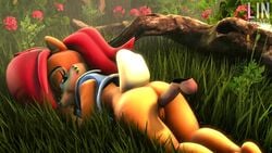 1girls 3d anal animated anthro ass bottomless disembodied_penis feet female furry lincugunnis penis prone_bone pussy sally_acorn sega sonic_(series) sound source_filmmaker straight tagme vest video