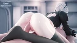 1boy 1girls 3d android animated ass blender bouncing_ass clothed_sex cowgirl_position female female_on_top girl_on_top human human_on_android human_penetrating human_penetrating_android idemi-iam legs light-skinned_female male mature_female naked nier nier:_automata pale-skinned_female pale-skinned_male pale_skin penetration penis plump_ass pussy riding_penis robot sex sexbot shiny_skin shorter_than_10_seconds slim_waist sound square_enix straight thick_thighs thighhighs thighs thrusting vaginal vaginal_penetration video video_games volkor watermark yorha_2b