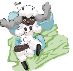 bleating caprine furry futa_only futanari intersex pokémon_(species) pokemon pokemon_(game) pokemon_(species) pokemon_ss sheep wool wooloo