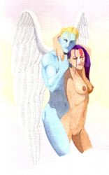 angel archangel asian female interracial male marvel psylocke straight_hair warren_worthington x-men