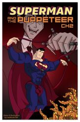 big_bulge big_cock big_penis bulge clark_kent comic dc dcau dialogue english_dialogue english_text flaccid flaccid_penis huge_bulge huge_cock huge_penis kal-el klarion_the_witch_boy lord_of_chaos magic_user male male_only mchlsctt709 muscles muscular muscular_male superhero superman supervillain text