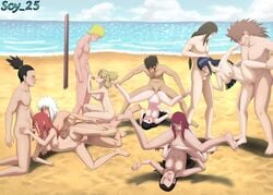 6boys 6girls age_difference akimichi_chouji anal anal_sex barefoot beach black_hair blonde_hair blue_hair blush blushing breasts brown_eyes colored cousins cum cum_in_ass cum_in_mouth cum_in_pussy cum_inside cum_on_breasts double_penetration eyes_closed facial feet fellatio female ganguro group_sex handjob hyuuga_(kantai_collection) hyuuga_hinata hyuuga_neji incest inuzuka_kiba jiraiya kin_tsuchi licking_pussy long_hair male male_penetrating mature_female milf multiple_boys multiple_girls naked nara_shikamaru nara_yoshino naruto naruto_(classic) naruto_shippuden nipples nude on_knees oral orgasm_face orgy outdoors outside penetration penis ponytail pussy red_hair sand scy_25 sea seaside sex sharing spread_legs straight straight_sex swingers tayuya teamwork temari toes twintails uzumaki_kushina uzumaki_naruto vagina vaginal_penetration white_hair yellow_hair yuri