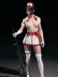 female nurse phantom rogue_company video_game video_game_character