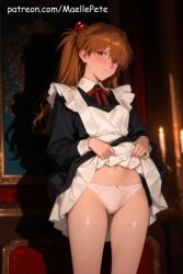 ai_generated anime asuka_langley_sohryu beautiful beauty blush breasts cute embarassed_nude_female embarrassed embarrassed_female eyes female flat_belly girl girly high_quality high_resolution highres human innocent legs long_hair looking looking_at_viewer love maellepetite maid maid_apron maid_headdress maid_outfit maid_uniform male medium_breasts naked neon_genesis_evangelion nsfw nude nude_female nudity oil oiled oiled_body oiled_skin petite petite_body petite_female pose shiny_skin shy skinny skirt_lift skirt_pull skirt_up slim slim_waist small_breasts teenage_girl uncensored young