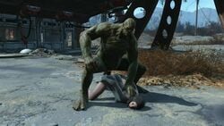 1boy 1girls 3d animated fallout fallout_4 female human interspecies male nora_(fallout_4) nude sex sound straight strong_(fallout) super_mutant video