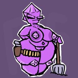 big_breasts crystal_(nuclear_throne) filthyskull huge_thighs nuclear_throne purple_body purple_skin tagme thick_ass