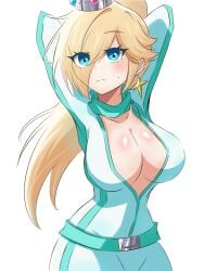 1girls breasts female female_only looking_at_viewer mario_(series) mario_kart nintendo princess_rosalina solo super_mario_galaxy yassrosalina