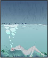 air_bubbles drowning marima666_(artist) masturbation underwater