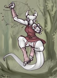 anthro dragon female fortuna happy hopping net pussy solo