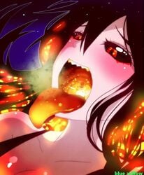 black_hole full_color giantess m87_black_hole open_mouth space tongue_out vore