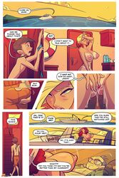 a_model_life breasts clothing comic female huge_breasts jab laz_(madefromlazers) male sex tagme