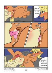 absurd_res after_sex amaichix bodily_fluids comic cum cunnilingus deviantart_username duo english_text equid equine felching female friendship_is_magic furaffinity_username genital_fluids half-closed_eyes hi_res horse inkbunny_username jet_stream male mammal mature_female ms._harshwhinny_(mlp) my_little_pony oral page_8 patreon_username pony pussy saliva sex straight tongue tongue_out twitter_username vaginal_penetration