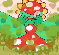 1boy 2d artist_request ass basic_background big_ass big_bulge big_butt big_lips_no_eyes bulge clothes clothing fangs fart fart_cloud fart_fetish farting farting_at_viewer flora_fauna green_fart green_fart_cloud heart hearts_around_head large large_mouth looking_at_viewer male male_fart male_focus male_only mario_(series) monster no_eyes no_genitals no_sex nonhuman onomatopoeia petey_piranha plant plant_monster smile smiling smiling_at_viewer solo solo_male spotted_underwear spreading_legs sticking_out_tongue thick_thighs tongue underwear underwear_only