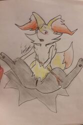 ass braixen drawing fox furry hi_res nintendo pokémon_(species) pokemon pokemon_(species) pokemon_xy pussy sketch solo video_games yairo