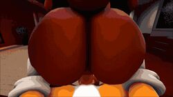 3d animated anthro ball_slapping balls darksorm female gif gloves male male/female miles_prower nicole_the_lynx sega sitting_on_penis sonic_(series) straight tails vaginal_penetration