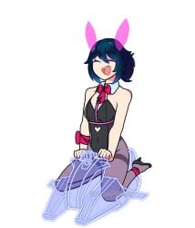 1girls bungie bunny_ears bunny_girl bunnysuit destiny_(game) destiny_2 female female_only guardian_(destiny) heels high_heels hunter_(destiny) rabbit rabbit_ears rabbit_hole_(deco*27/caststation) rabbit_hole_(vocaloid) ride riding ryeplayer suggestive tagme translucent