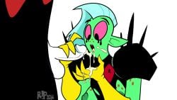 16:9 2016 alien alien_humanoid alpha_channel artist_name bodily_fluids breasts clothed clothing cum cum_in_mouth cum_inside cum_on_face cum_on_hand disney disney_channel disney_xd duo erection faceless_character faceless_male female fingers freckles genital_fluids genitals gloves green_body green_skin hair handjob handwear hi_res humanoid humanoid_genitalia humanoid_penis humanoid_pointy_ears long_hair lord_dominator lord_hater male male/female nipples noseless penile penis penis_grab pink_sclera r!p sex teeth tongue wander_over_yonder white_hair widescreen