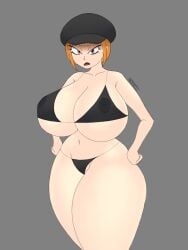 alternate_breast_size bikini breasts_bigger_than_head game_freak huge_breasts human human_only incrimit7 pokemon pokemon_lgpe self_upload tagme team_rocket team_rocket_grunt team_rocket_grunt_(female) team_rocket_grunt_(pokemon_lgpe)