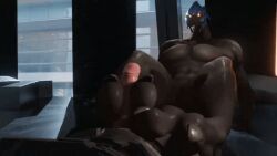 2_toes 2boys alien animated anthro armor battle duo feet first_person_view foot_fetish footjob gay gay_male grey_body grey_skin halo_(game) halo_(series) headgear helmet helmet_only human inside loop looping_animation male male_human/male_alien male_only microsoft morethreedee muscular muscular_female pecs penis pov sangheili xenophilia yaoi yellow_sclera