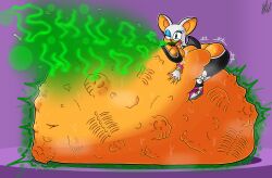 big_ass big_breasts bones burp burping digestion nightwanderer25 rouge_the_bat rouge_the_bat_(riders) sonic_(series) sonic_riders sonic_the_hedgehog_(series) vore vore_belly