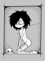 chained collar emo heartbeat i_can't_sleep looking_at_viewer nia nude_female