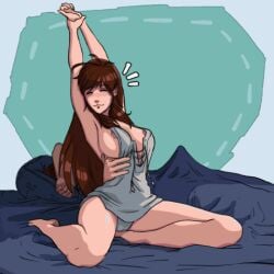 1boy 1boy1girl 1girls animated anus blue_eyes brother_and_sister brown_hair cowgirl_position cum cum_in_pussy escapesauce fertilization grabbing_ass green_eyes hand_on_ass impregnation inbreeding incest large_breasts ovum ovum_with_heart refuge_of_embers siblings sperm_cell sperm_meets_ovum thin_waist vaginal_penetration x-ray