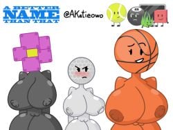 8-ball_(bfdi) a_better_name_than_that a_better_team_name_than_that akatieowo basketball_(bfdi) battle_for_bfdi battle_for_dream_island bfb bfdi big_breasts blocky_(bfdi) golf_ball_(bfdi) grassy_(bfdi) jacknjellify jnj nipples object_show object_show_community object_shows osc pussy robot_flower_(bfdi) tennis_ball_(bfdi) tv_(bfdi) wide_hips