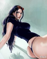 1girls 2d 2d_(artwork) 2d_artwork adult adult_female arm_support ass ass_cleavage ass_crack big_breasts black_panties black_thong black_underwear breasts bubble_ass bubble_butt busty busty_female busty_girl digital digital_art digital_drawing digital_drawing_(artwork) digital_media digital_media_(artwork) drawing female female_focus female_only green_background head_tilt high_resolution highres hourglass_figure large_boobs large_breasts lean_figure lips lipstick long_hair looking_at_viewer looking_back looking_back_at_viewer mature mature_female median_furrow megan_fox megan_fox_photoshoot narrow_waist nico_robin one_piece one_piece:_fishman_island_arc panties post-timeskip red_lips red_lipstick shoulders shueisha sideboob simple_background sitting slender_body slender_waist slim_female slim_waist solo sunglasses sunglasses_on_forehead sunglasses_on_head tako_art thick_ass thick_butt thick_thighs thighs thong tilted_head toei_animation underwear upper_body weekly_shonen_jump wide_hips