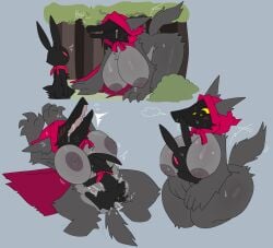 2026 all_fours anthro areola between_breasts big_bad_wolf big_breasts biped bipedal_feral black_body black_fur blush bodily_fluids breast_smother breasts canid canine canis cloak cloak_only clothing curvy_figure digital_drawing_(artwork) digital_media_(artwork) digitigrade dom_turn_sub dominant dominant_male dripping drooling duo face_in_breasts fairy_tales female female_on_bottom feral forest fur genital_fluids glistening glistening_breasts grey_body grey_fur hooded_cloak hungry interspecies jagged_mouth kerchief kerchief_only kneeling lagomorph larger_anthro larger_female leporid male male/female male_on_top mammal mostly_nude mostly_nude_anthro neckerchief neckerchief_only neckwear nipples obscured_eyes on_bottom on_top open_mouth outside penetration penile penile_penetration plant predator/prey pupils quadruped rabbit red_eyes role_reversal saliva saliva_drip scut_tail seiza short_tail sitting size_difference slim slim_anthro slim_male slit_pupils smaller_feral smaller_male smothering snazzle_snapp sweat tail tail_motion tailwag three-quarter_view tree vaginal_fluids vaginal_penetration voluptuous voluptuous_anthro voluptuous_female wolf yellow_eyes