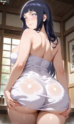 hyuuga hinata from naruto (series) by rogiai
